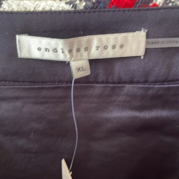 Anthropologie Endless Rose plaid tweed mini skirt - Picture 5 of 11